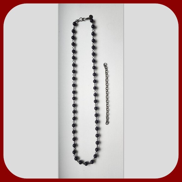 STELLA & DOT || 16” Brown Bead Necklace - Picture 1 of 5